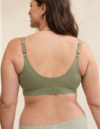Sunnie Wireless Lightly Lined Bra - Olive Fun