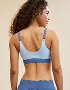 Sunnie Wireless Lightly Lined Bra - Blue Mist