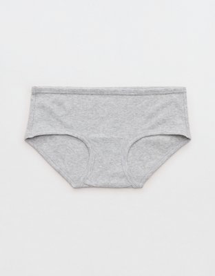 Superchill Cotton Rib Boybrief Underwear - Medium Heather Gray