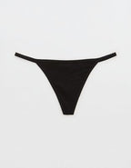 Aerie String Thong - True Black