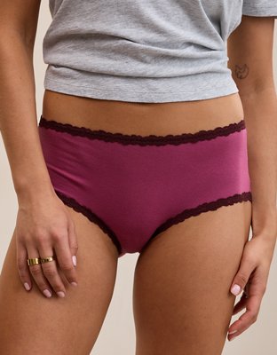 Superchill Cotton Lace Boybrief Underwear - Autumn Jam