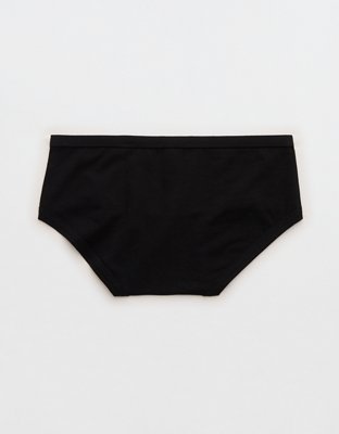 Superchill Cotton Button Boybrief Underwear - True Black