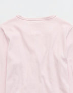Aerie Essential Henley Layering T-Shirt - Pink Petal