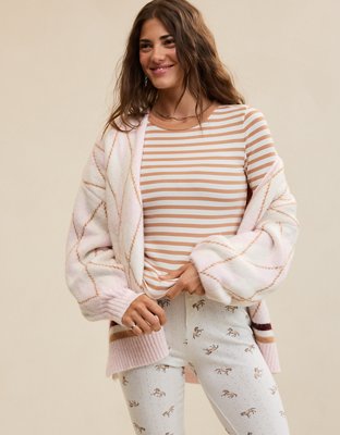Aerie Essential Crew Layering T-Shirt - Beach Dune