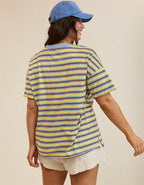Aerie Oversized Crew Boyfriend T-Shirt - Yellow Infusion