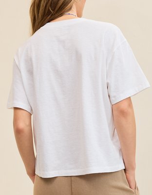 Aerie Relaxed T-Shirt - White
