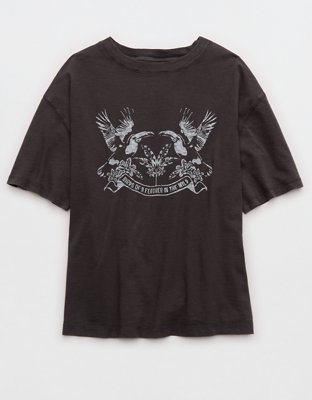Aerie Relaxed T-Shirt - Smoked Gray