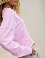 Aerie Happy Snit Henley T-Shirt - Violet Willow