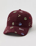 Aerie Corduroy Baseball Hat - Royal Berry
