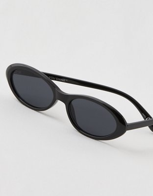 Aerie Chunky Aviator Sunglasses - Black