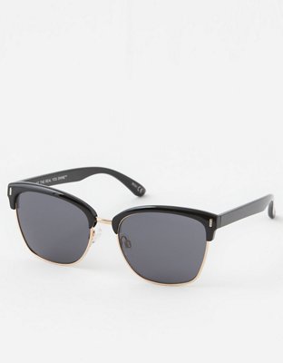 Aerie Squared Away Sunglasses - Black