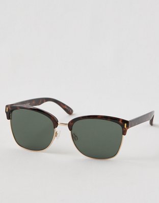 Aerie Squared Away Sunglasses - Dark Brown