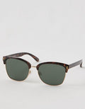 Aerie Squared Away Sunglasses - Dark Brown