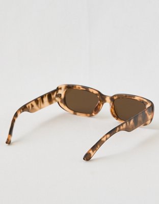 Aerie Mini Dare To Square Sunglasses - Torte