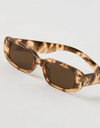 Aerie Mini Dare To Square Sunglasses - Torte