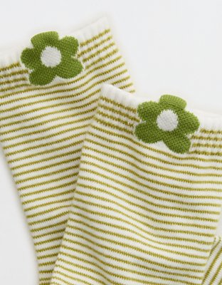 Aerie Icon Crew Socks - Palm