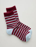 Aerie Striped Crew Socks - Pine