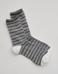 Aerie Ribbed Cotton Crew Socks - Storm Heather