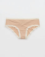 SMOOTHEZ Microfiber Lace Cheeky Underwear - Sands