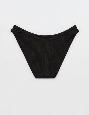 Superchill Modal Rib Bikini Underwear - True Black
