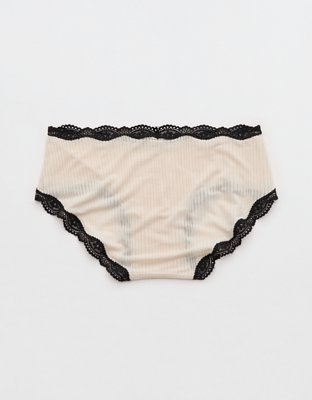 Superchill Modal Lace Boybrief Underwear - Cake Batter