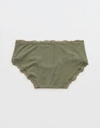 Superchill Modal Lace Boybrief Underwear - Olive Fun