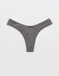 Superchill Modal Thong Underwear - Shell Gray