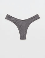 Superchill Modal Thong Underwear - Shell Gray