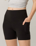 OFFLINE By Aerie Real Me XTRA High Waisted 5" Pocket Bike Short - True Black