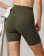 OFFLINE By Aerie Real Me XTRA High Waisted 7" Bike Short - Festive Olive