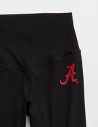 Alabama Crimson Tide OFFLINE By Aerie Crossover Legging - Always Black