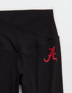 Alabama Crimson Tide OFFLINE By Aerie Crossover Legging - Always Black