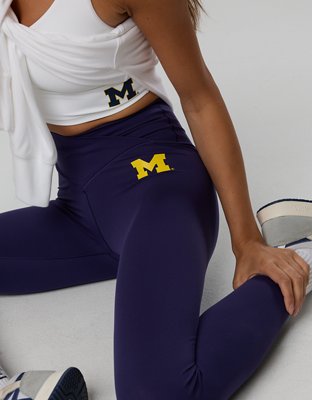 Michigan Wolverines OFFLINE By Aerie Crossover Legging - Classic Navy