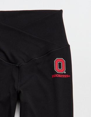 Ohio State Buckeyes OFFLINE By Aerie Crossover Legging - True Black