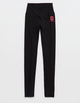 Ohio State Buckeyes OFFLINE By Aerie Crossover Legging - True Black