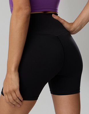 LSU Tigers OFFLINE By Aerie Crossover 5" Bike Short - Black