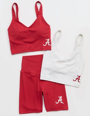 Alabama Crimson Tide OFFLINE By Aerie Crossover 5" Bike Short - Red