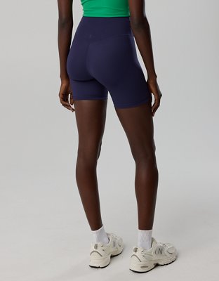 Notre Dame Fighting Irish OFFLINE By Aerie Crossover 5" Bike Short - Blue Street