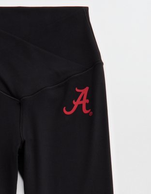 Alabama Crimson Tide OFFLINE By Aerie Crossover Flare Legging - Bold Black