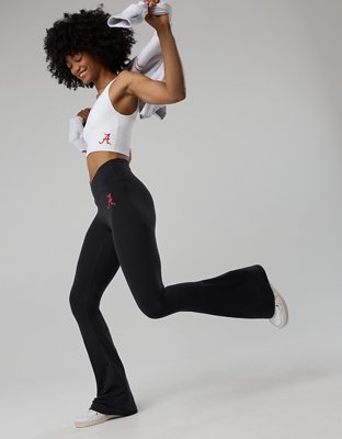 Alabama Crimson Tide OFFLINE By Aerie Crossover Flare Legging - Bold Black