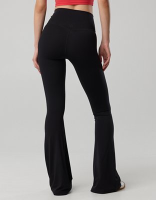 Georgia Bulldogs OFFLINE By Aerie Crossover Flare Legging - True Black