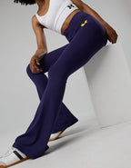 Michigan Wolverines OFFLINE By Aerie Crossover Flare Legging - Classic Navy