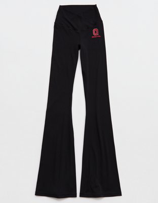 Ohio State Buckeyes OFFLINE By Aerie Crossover Flare Legging - True Black