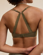 Sunnie Demi Push Up Bra - Festive Olive