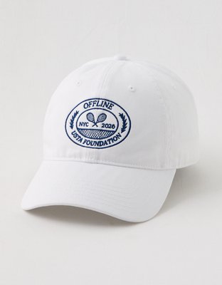 OFFLINE By Aerie x USTA Foundation Cotton Twill Baseball Hat - White