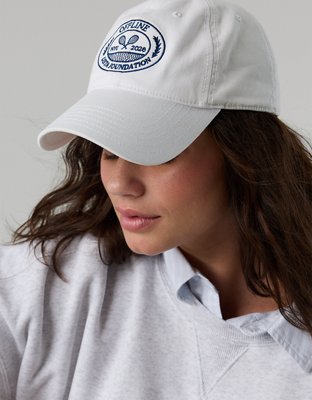 OFFLINE By Aerie x USTA Foundation Cotton Twill Baseball Hat - White