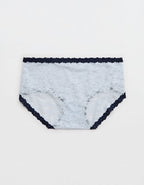 Show Off Vintage Lace Boybrief Underwear - Misty Sky