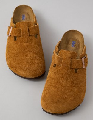 Birkenstock Men's Boston Soft Footbed Clog - Caramel