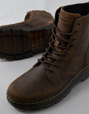 Dr. Martens Men's Combs Leather Casual Boots - Brown