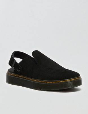 Dr. Martens Carlson Suede Slingback Mule - Black